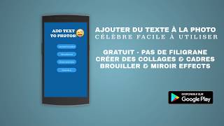 Ajouter du Texte à la Photo App (2018) 🇫🇷 screenshot 2