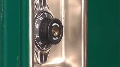 Master Lock Locker Locks Built-In Combination Change Procedure