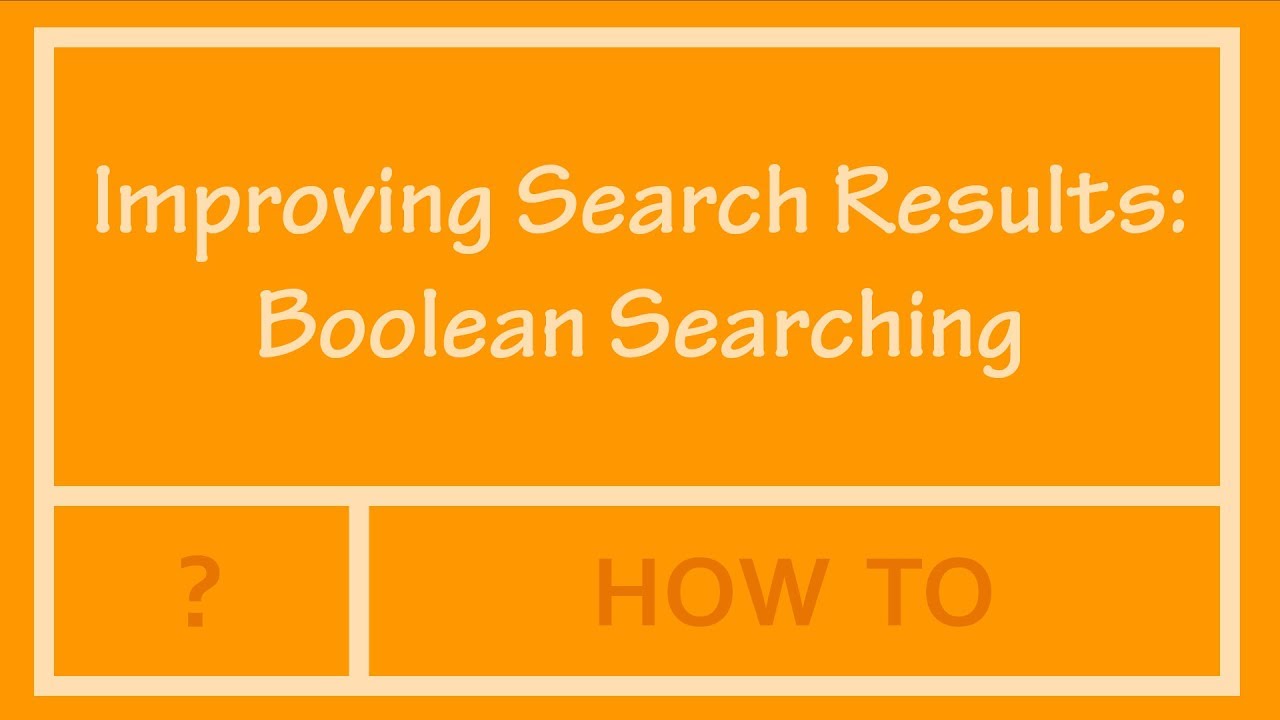 best boolean search strategies