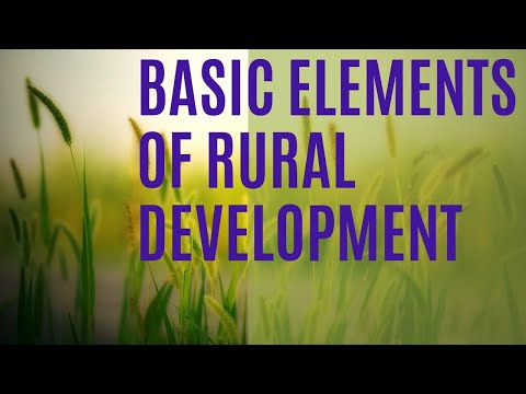 Unit 1 L2: Basic Elements Of Rural Development Explained In HindiStudywithbd