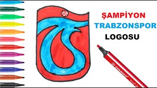 Şampiyon Trabzonspor logo çizimi I Kolay Trabzonspor Amblemi Nasıl Çizilir?