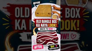 bangle box makeover 💝💥💫#bangleorganizer #tinyhandsdiy #shorts #diy #craft