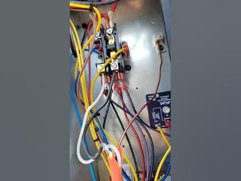 Wiring up the thermostat wires after an install - YouTube