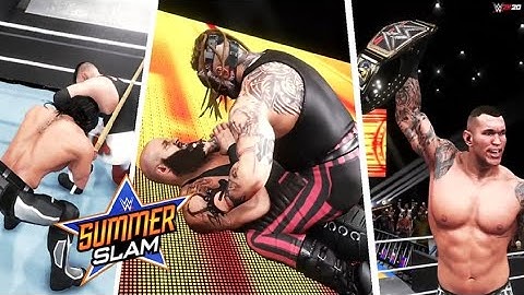 WWE 2K20: SummerSlam 2020 Full Show - Prediction Highlights