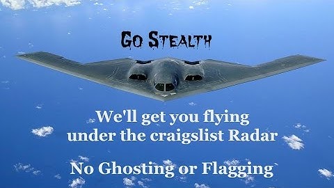 How to post on craigslist to avoid ghosting & flagging   Proof it works