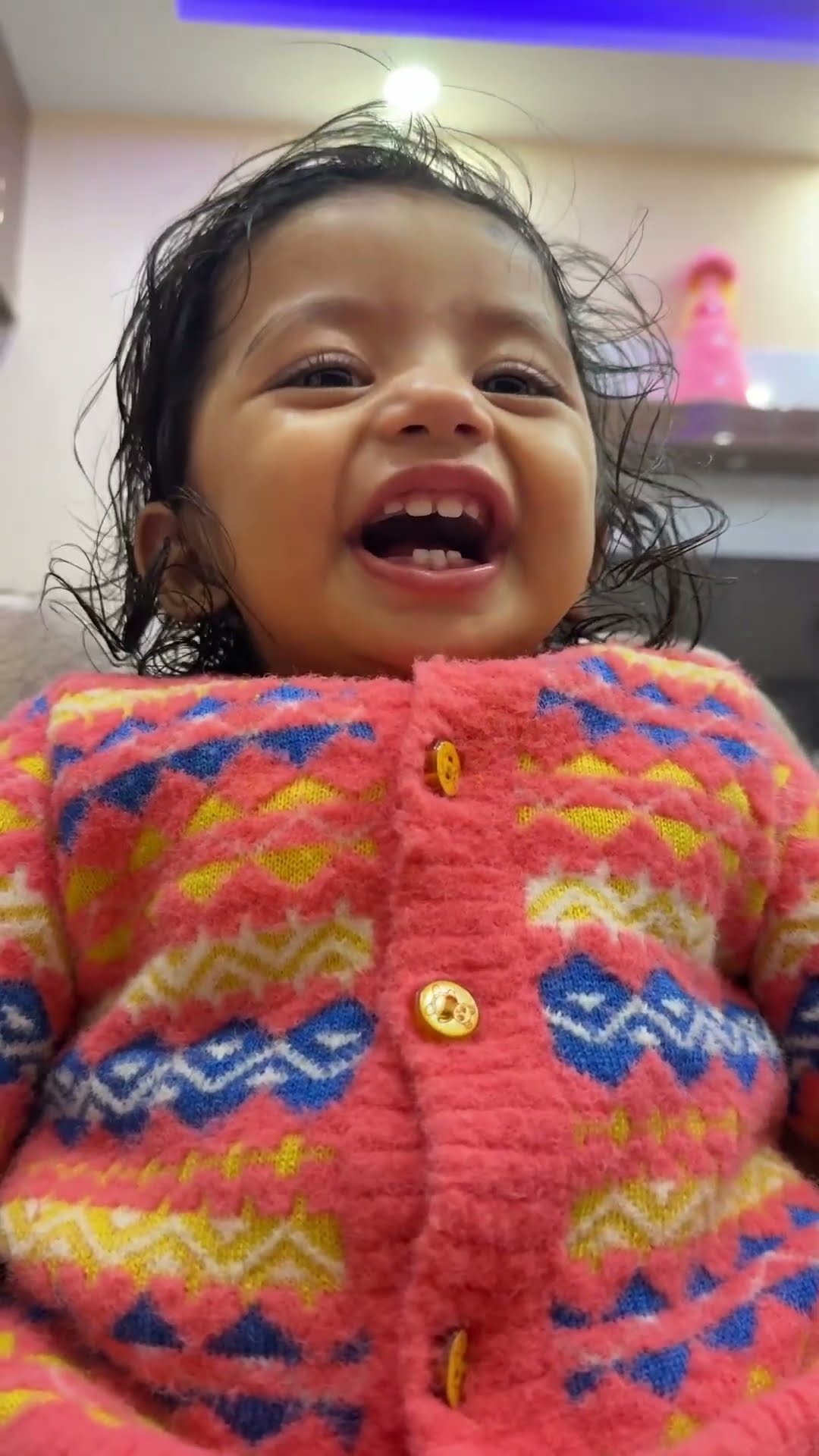 Cute baby laugh