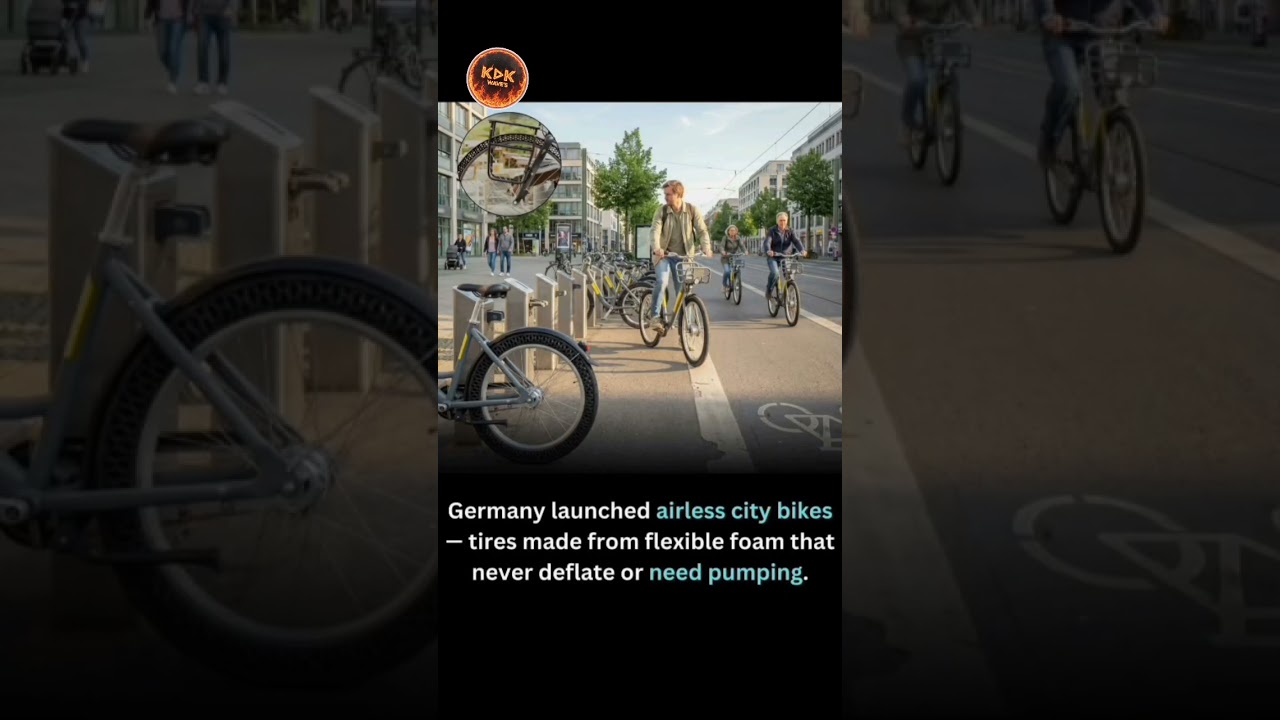 How Germany Fixed the Flat Tire 🛠️ Airless Foam Technology