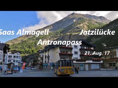 Saas Almagell - Antronapass  - Jazzilücke - Mattmark   /// 21. Aug. 2017