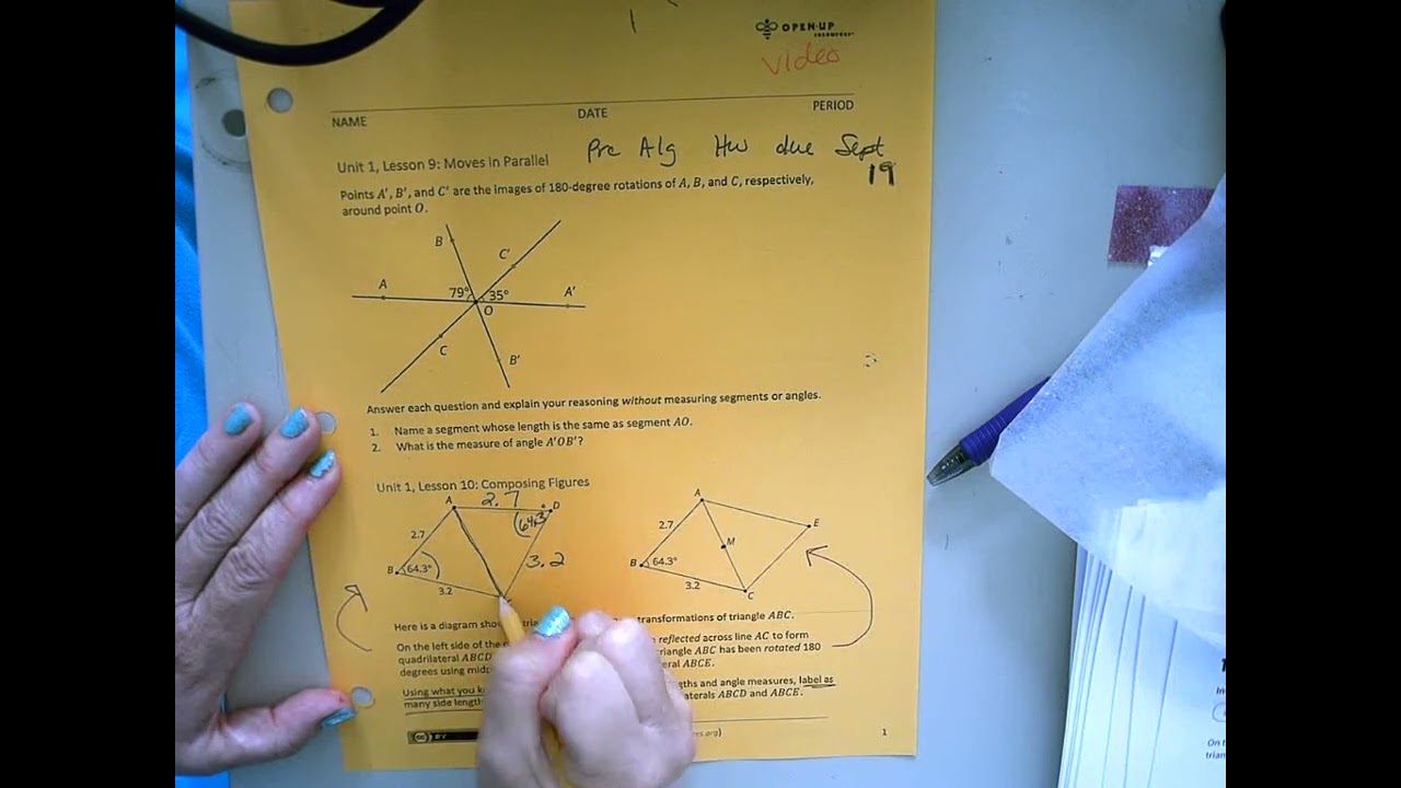 Reflection vs Rotation Hw