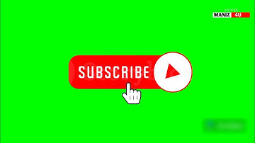 Green Screen Subscribe Button Animated Top 5 || No copyright Video