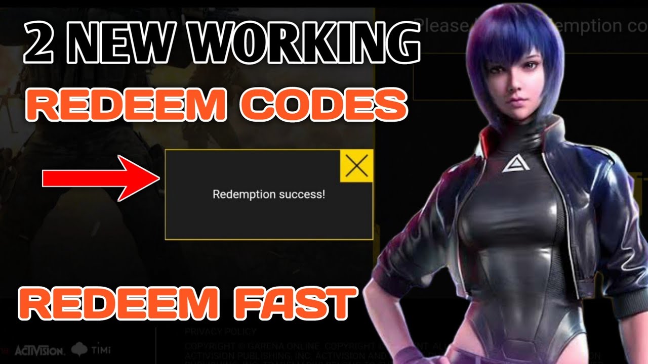 2 New Working Redeem Codes Codm 2023, September 23 Working Redeem Codes