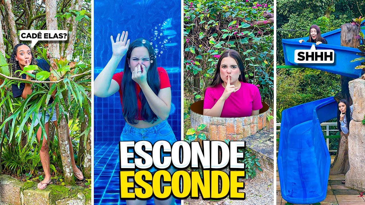 PIQUE ESCONDE NA CASA DAS YOUTUBERS - Quem é melhor?