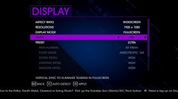 Saints Row IV - Options - Display