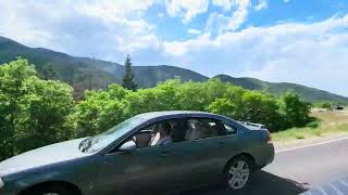 Cruising down Payson (UT) Canyon (volume warning, wind)