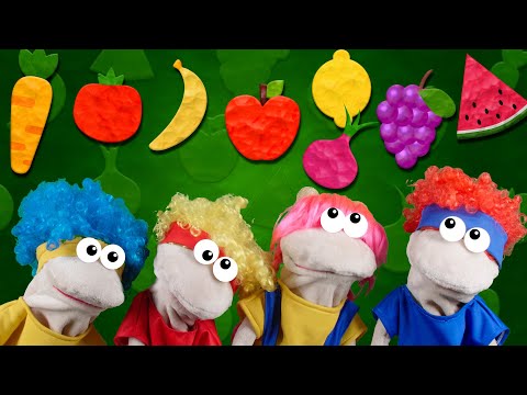 Ням-Ням Фрукты И Овощи С Куклами | D Billions Детские Песни