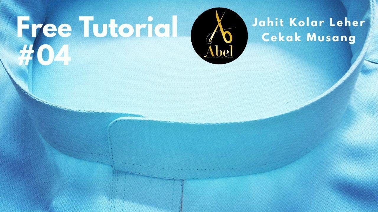 [eSaifuddin] Jahit Kolar Leher Cekak Musang