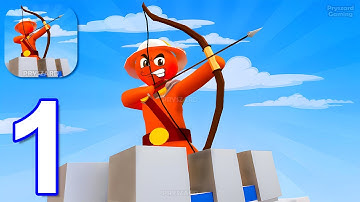 Castle Guardian - Gameplay Walkthrough Part 1 Stickman Castle Tower Defense Archer (iOS,Android)