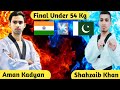 Shahzaib khan vs aman kadyan final under 54 kg mount everest g2 taekwondo championshipnepal