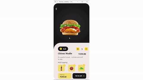 Food App UI UX Design With Prototype #AdobeXD #UIUXDesign
