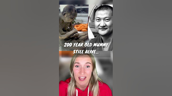 THIS 200 YEAR OLD MUMMY IS STILL ALIVE!😳