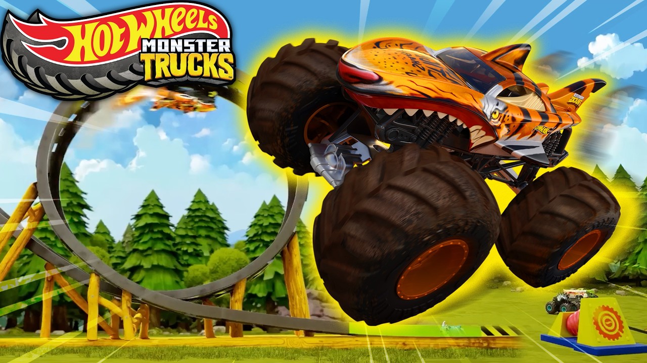 タイガーシャークが大ピンチ⁉ 🏎️💥| Hot Wheels Monster Trucks