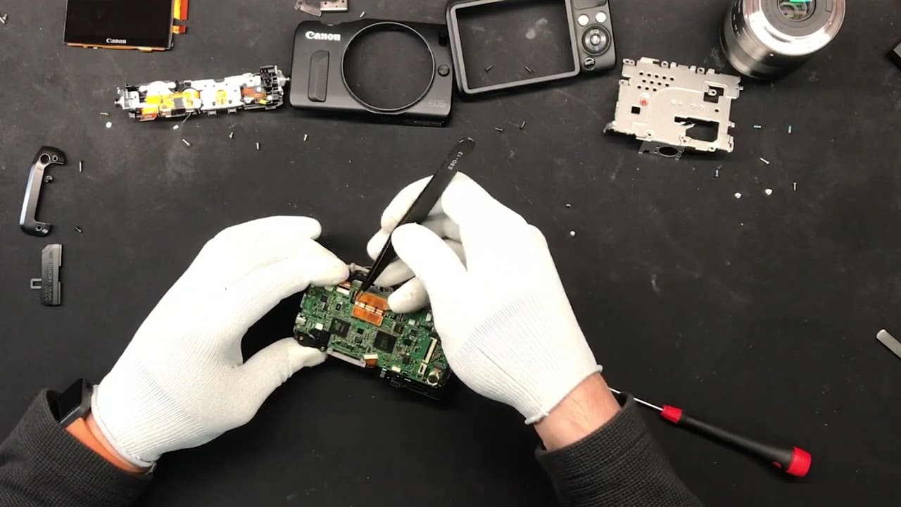 How to repair EOS - M camera - ASTRO MOD(remove IR cut filter