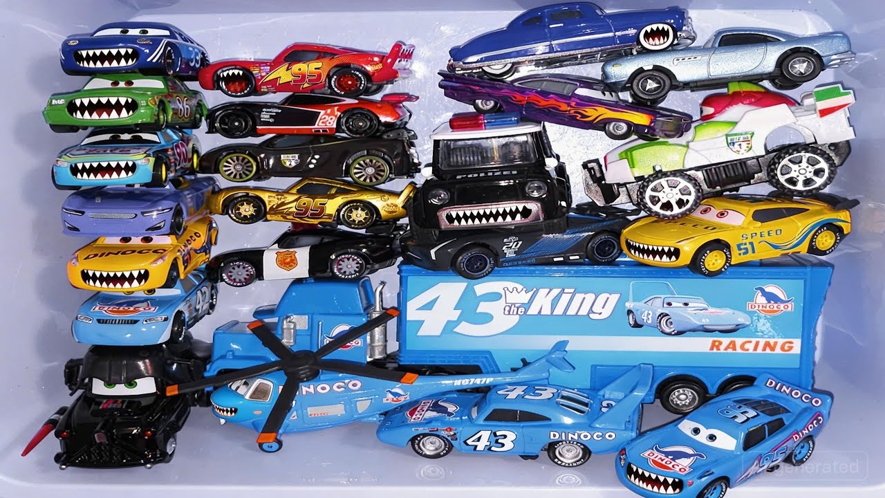 Disney Pixar Cars Unboxing Review | Lightning McQueen, Tow Mater, Doc Hudson, Sally Carrera, Cruz