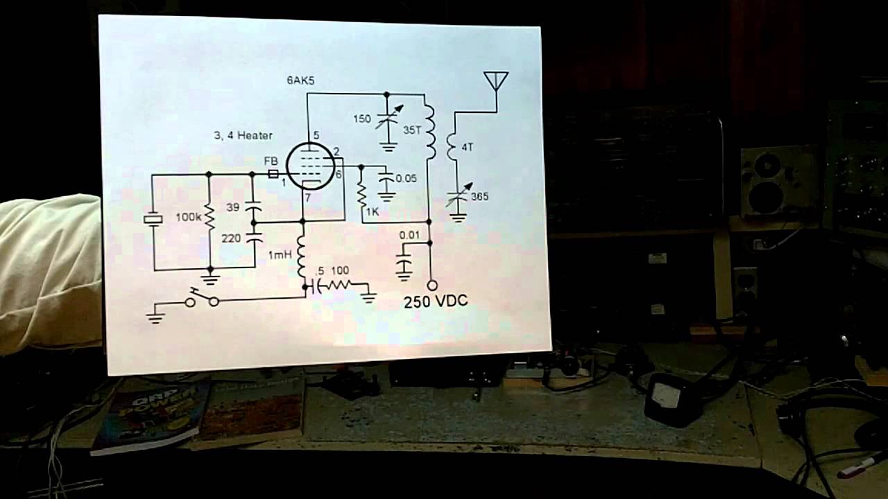 Retro QRP Intro - YouTube a simple circuit diagram 