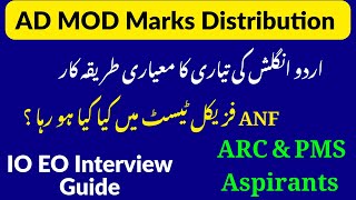 AD MOD Marks Pattern & Prep | Pera Interview Guide | ANF Test Update | ARC & PMS Aspirants Updates