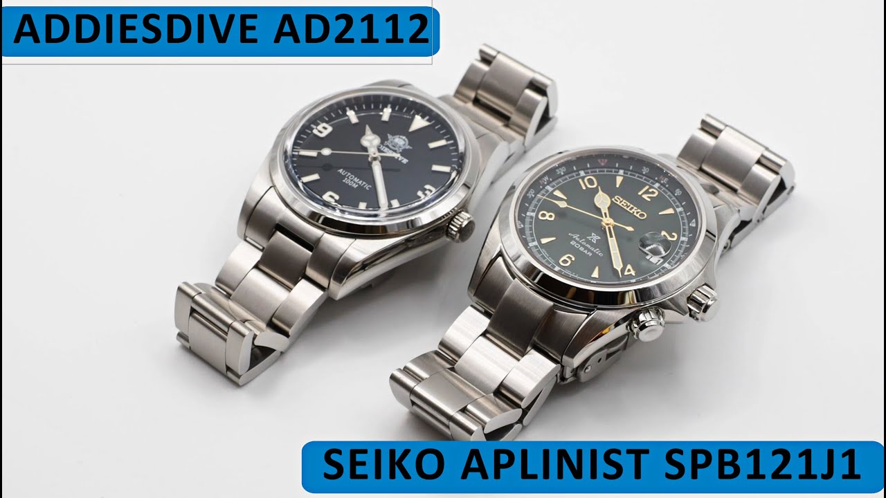 Explorer vs Alpinist (Addiesdive AD2112 vs Seiko Alpinist SPB121J1) -  YouTube