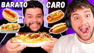 CACHORRO QUENTE BARATO x CACHORRO QUENTE CARO | React