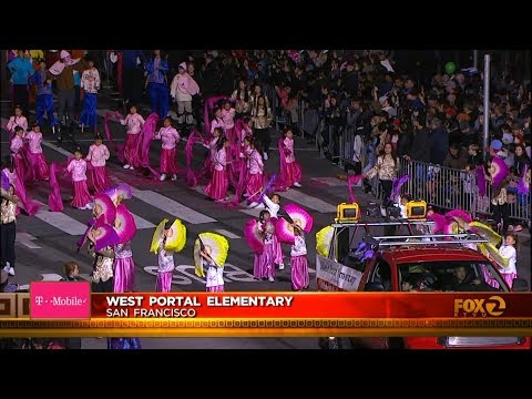 KTVU 2019 Chinese New Year Parade Coverage on West Portal Elementary SFCPAP