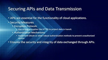 Topic 018 Cloud Application Security Controls And Best Practices