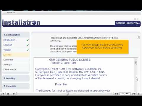 How To Install Limesurvey In Installatron Installatron Tutorials - how to install limesurvey in installatron installatron tutorials