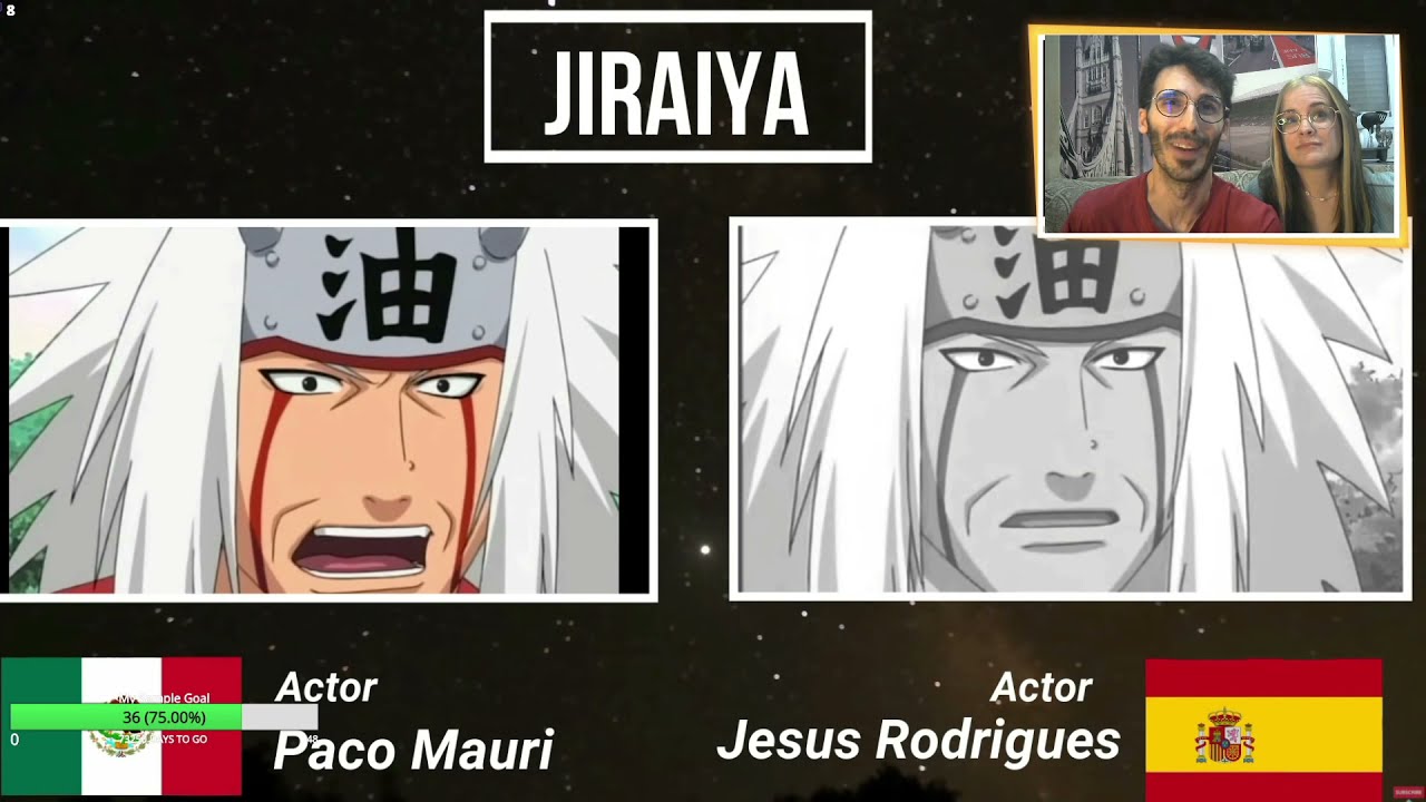 ESPA OLES REACCIONAN A DOBLAJE LATINO VS ESPA OL DE NARUTO NARUTO 