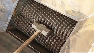 Shredder vs hammer - What will happen if it falls INTO THE SHREDDING MACHINE, Shredding Machine