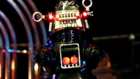 Robby Robot Mod Add On for Twilight Zone Pinball with New Color Changing LED Option