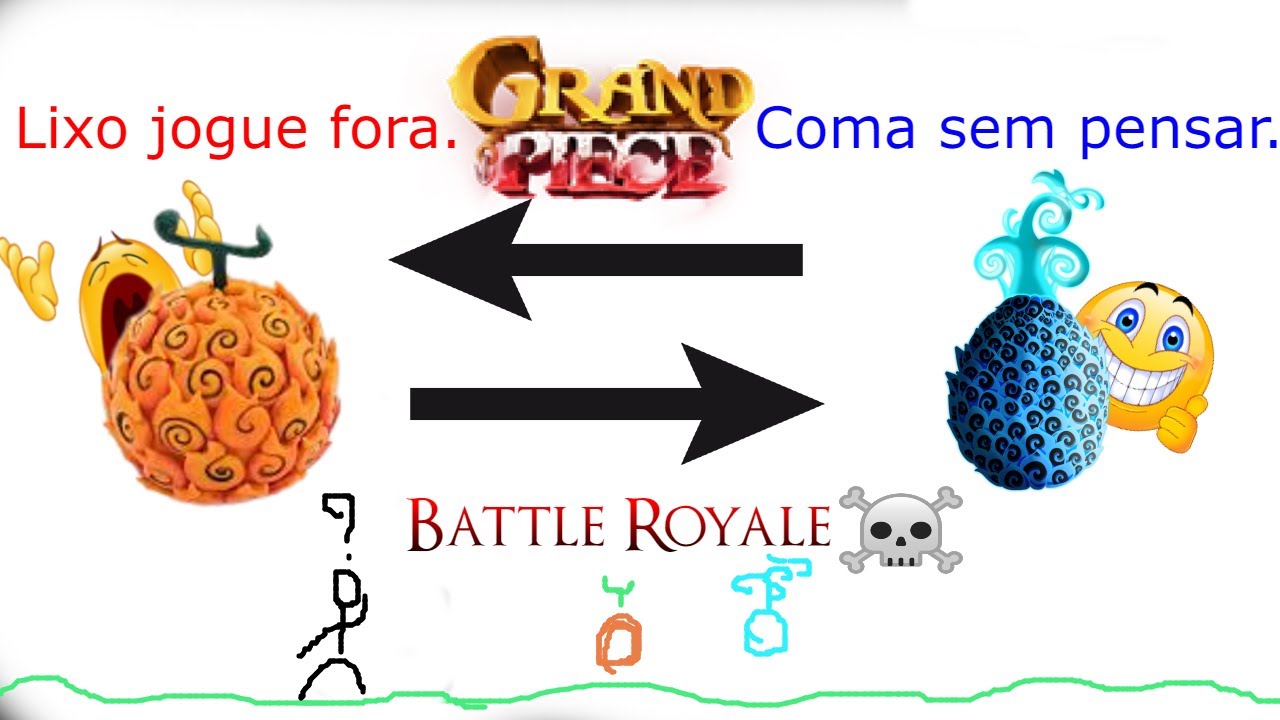 As piores escolhas em um jogo - Grand piece online battle royale