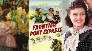 FRONTIER PONY EXPRESS (1939) Roy Rogers, Lynne Roberts &amp; Raymond Hatton | Western | B&amp;W
