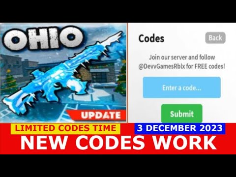 Roblox Ohio Codes (December 2023)