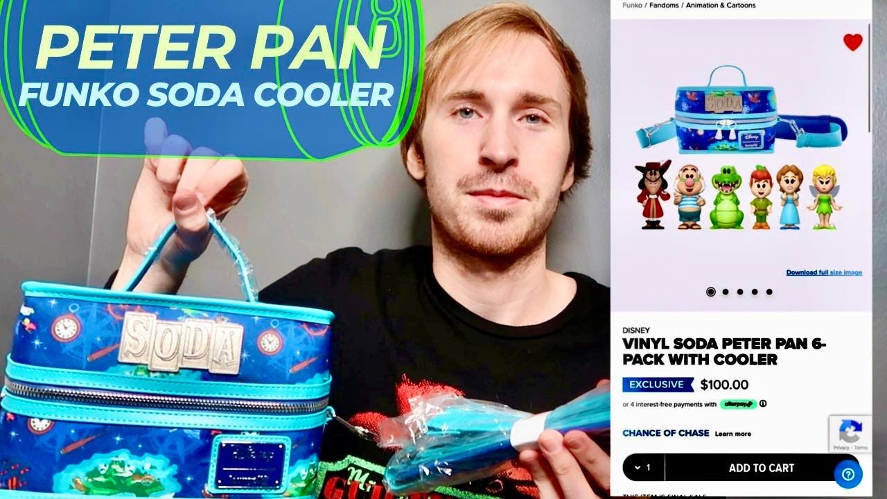 Funko Soda Disney Peter Pan Soda Cooler Only LE 1/12,000 Loungefly Funko Soda Disney Peter Pan Soda Cooler Only LE 1/12,000 Loungefly