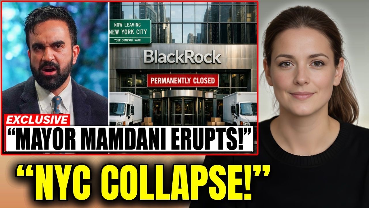Mayor Mamdani Erupts After Blackrock Officially Exits New York For Good!