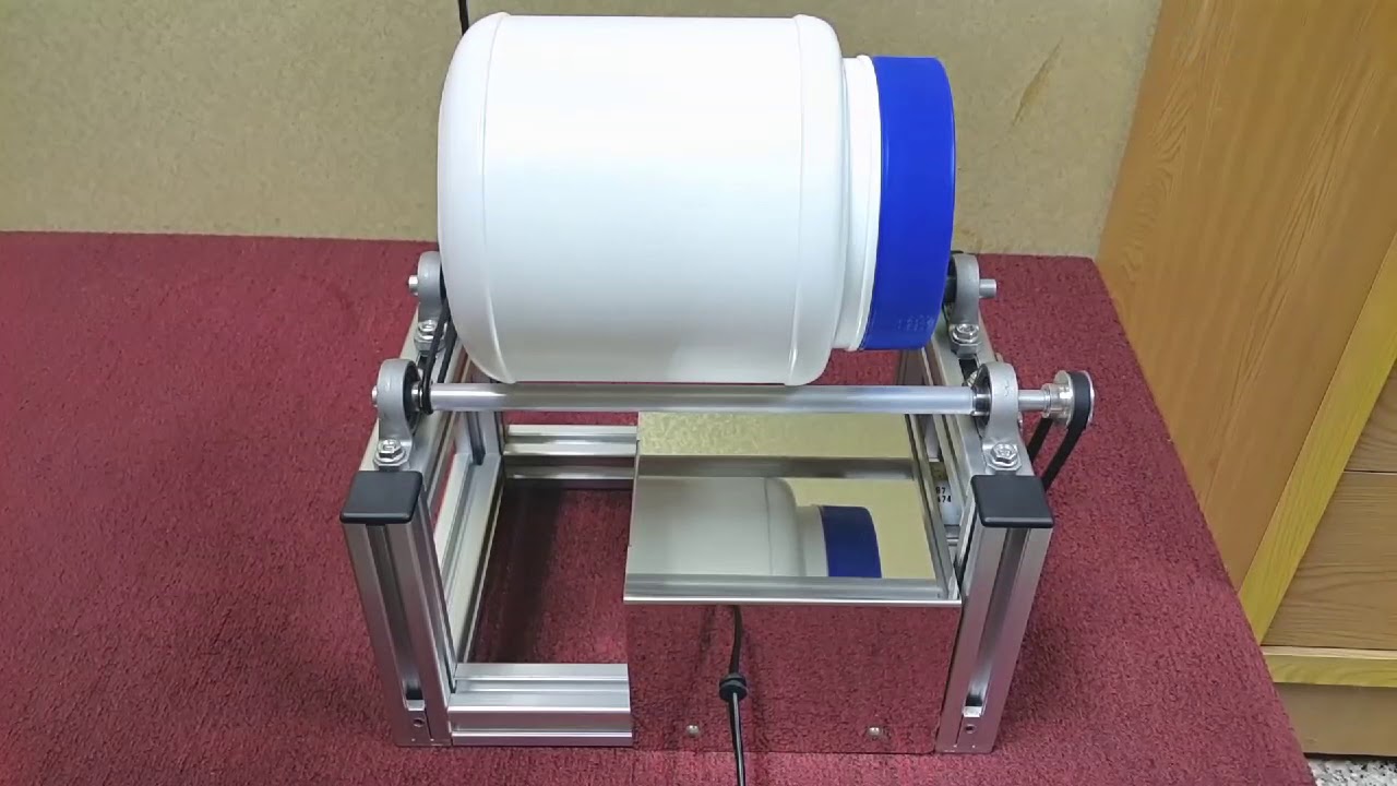 球磨機 滾磨機 粉磨機 - YouTube