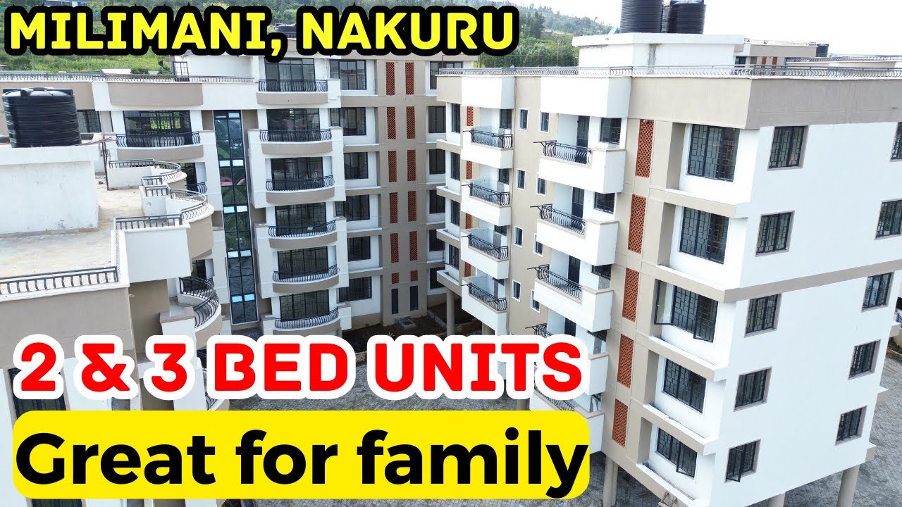 Inside the Modern 2 and 3 Bedroom Apartments in Milimani, Nakuru, Great for Family and Amazing