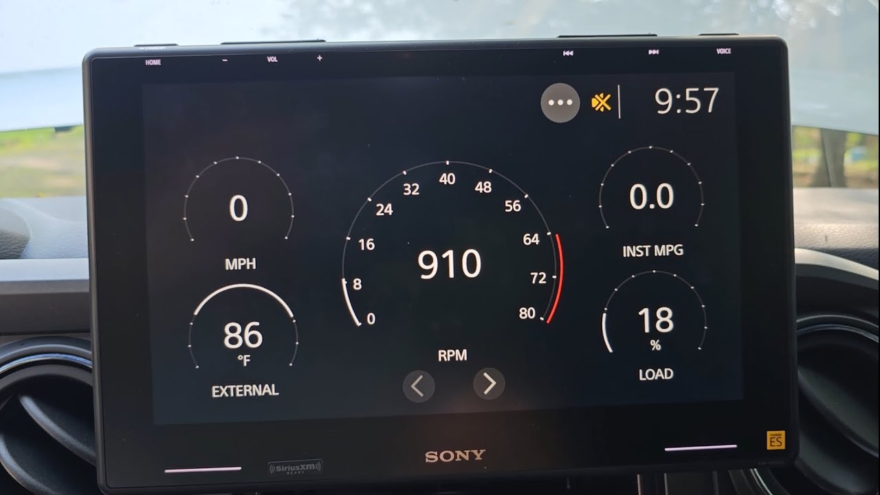 2019 Toyota Tacoma Sony XAV-9500ES and Alpine PWE-S8 install