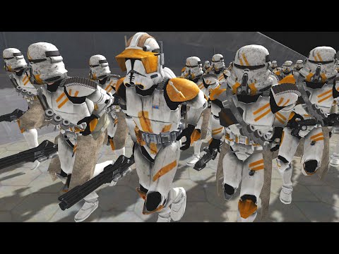 Largest CLONE WARS Ship Boarding EVER! – Men of War: Star Wars Mod Battle Simulator