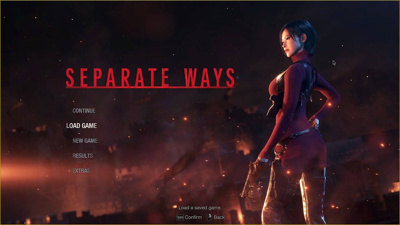 Playing RE4 Separate Ways… because my PC can’t handle Resident Evil 9 😭