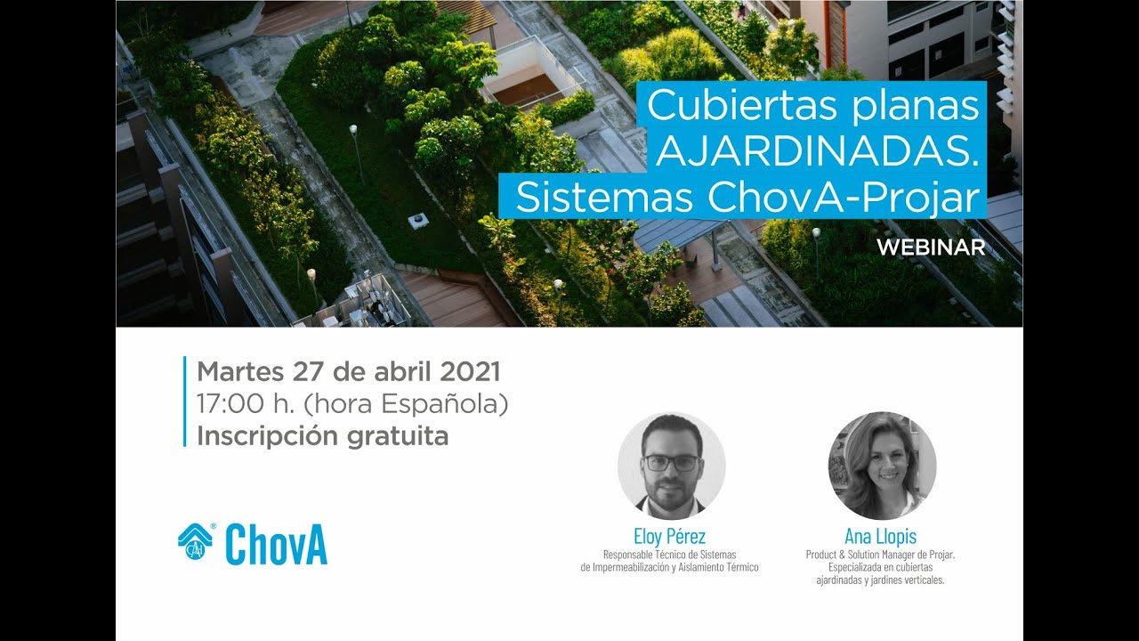 Webinar - Cubiertas ajardinadas