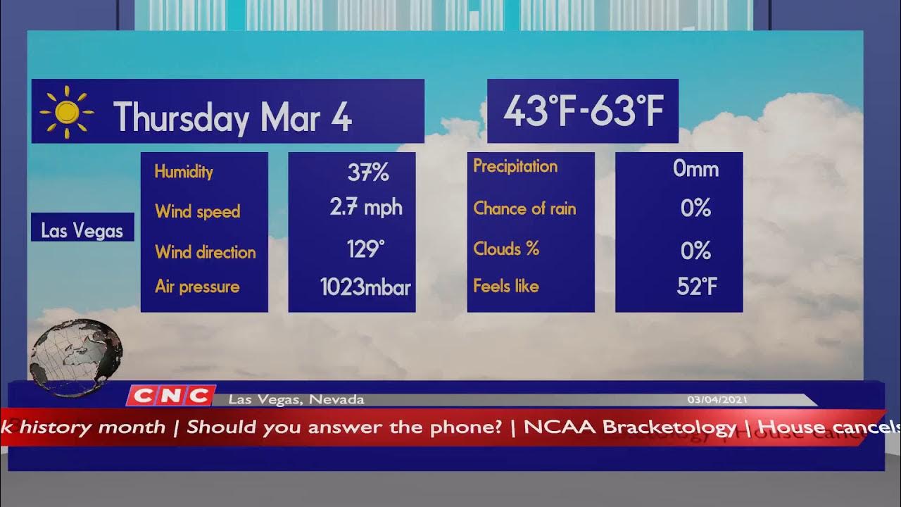 Weather Forecast Las Vegas, Nevada Las Vegas weather Forecast and local