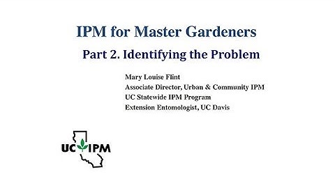 IPM for Master Gardeners Part 2